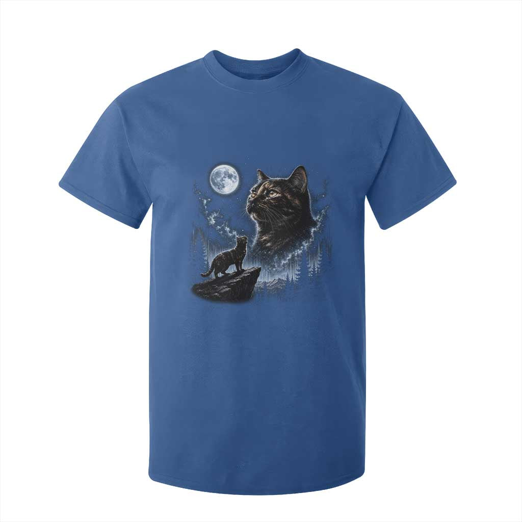 Tortoiseshell Cat Howling To The Moon T Shirt For Kid Tortie Cat Lover 90s Retro