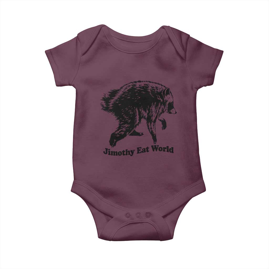 Jimothy Eat World Funny Viral Raccoon Seattle Trash Panda Baby Onesie