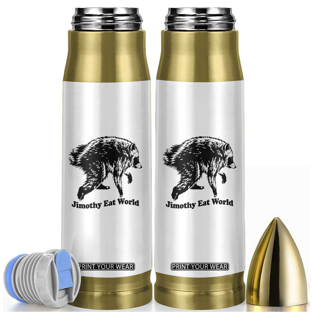 Jimothy Eat World Funny Viral Raccoon Seattle Trash Panda Bullet Tumbler TS10 White Print Your Wear