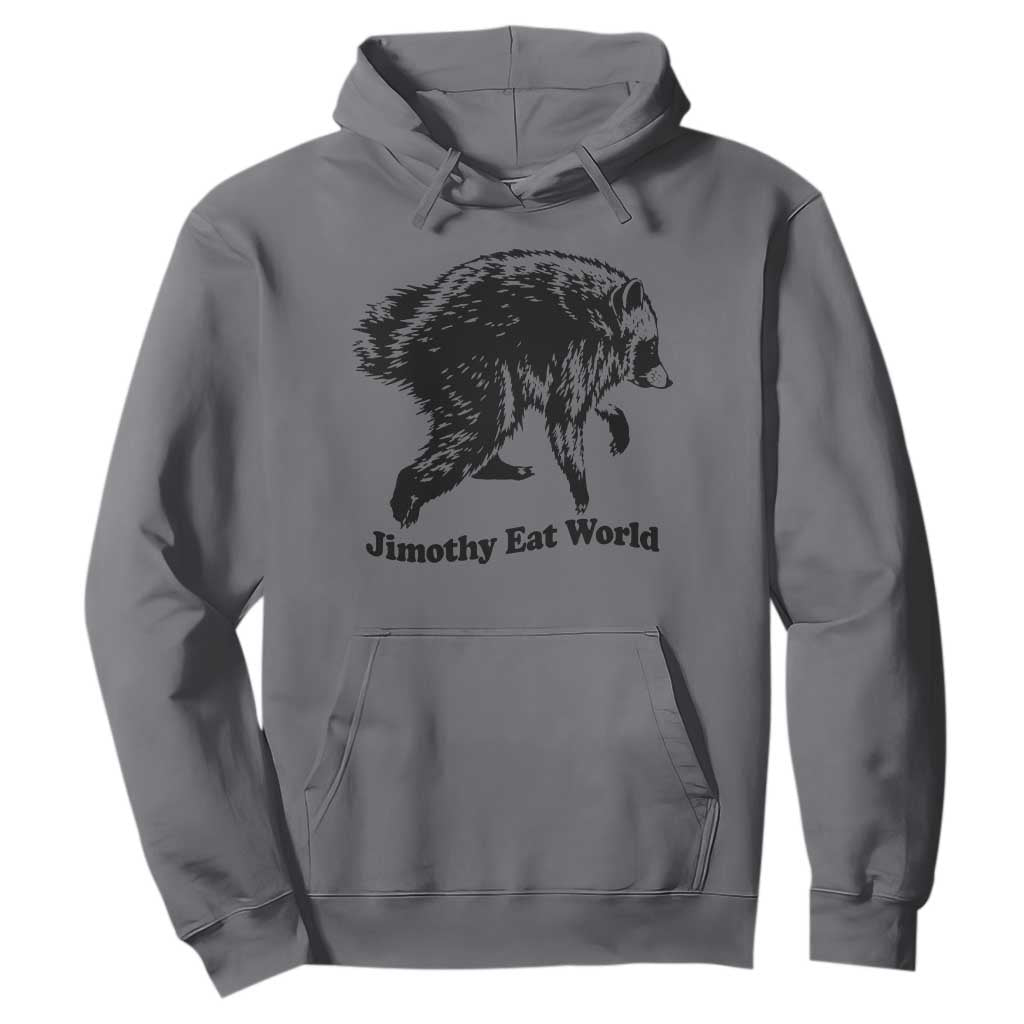 Jimothy Eat World Funny Viral Raccoon Seattle Trash Panda Hoodie