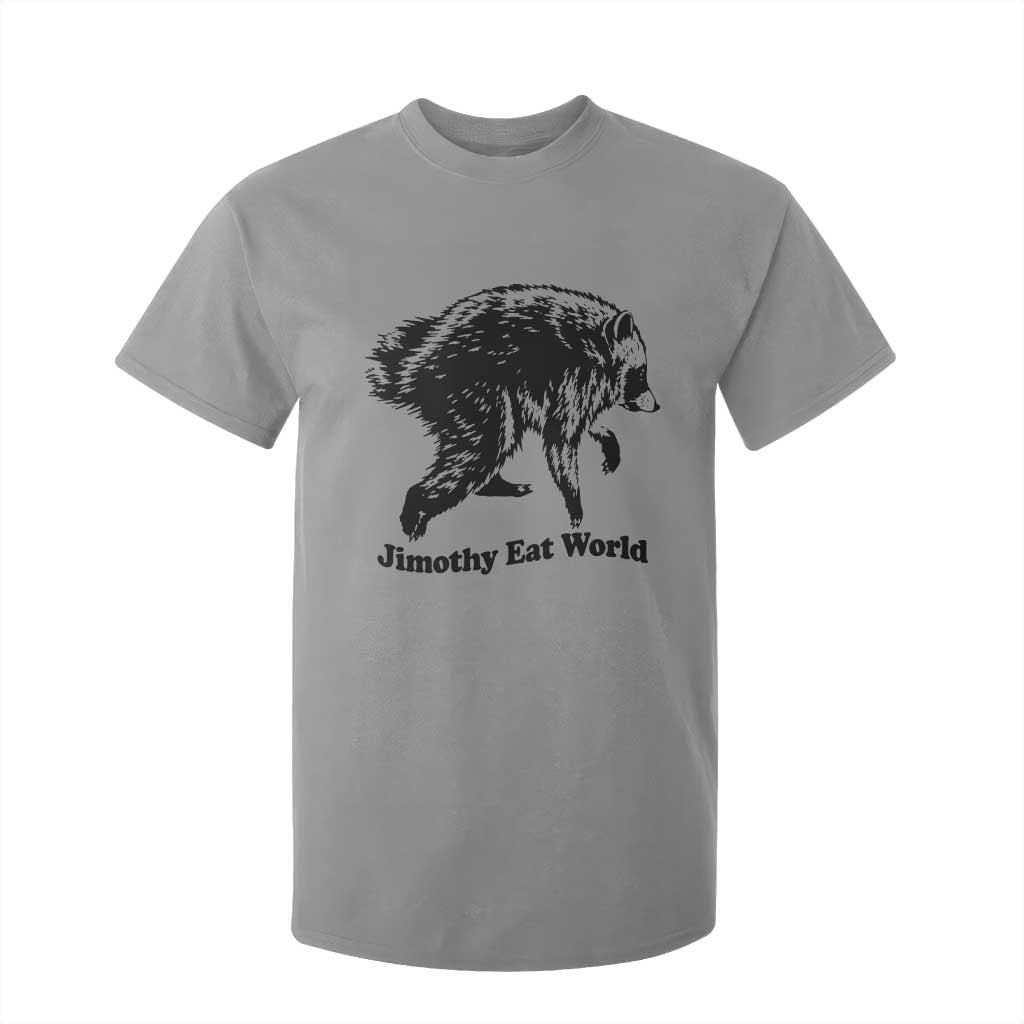 Jimothy Eat World Funny Viral Raccoon Seattle Trash Panda T Shirt For Kid