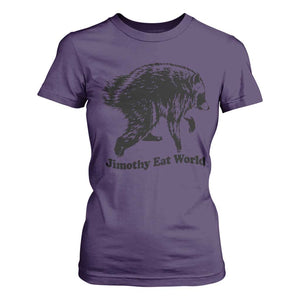 Jimothy Eat World Funny Viral Raccoon Seattle Trash Panda T Shirt For Women