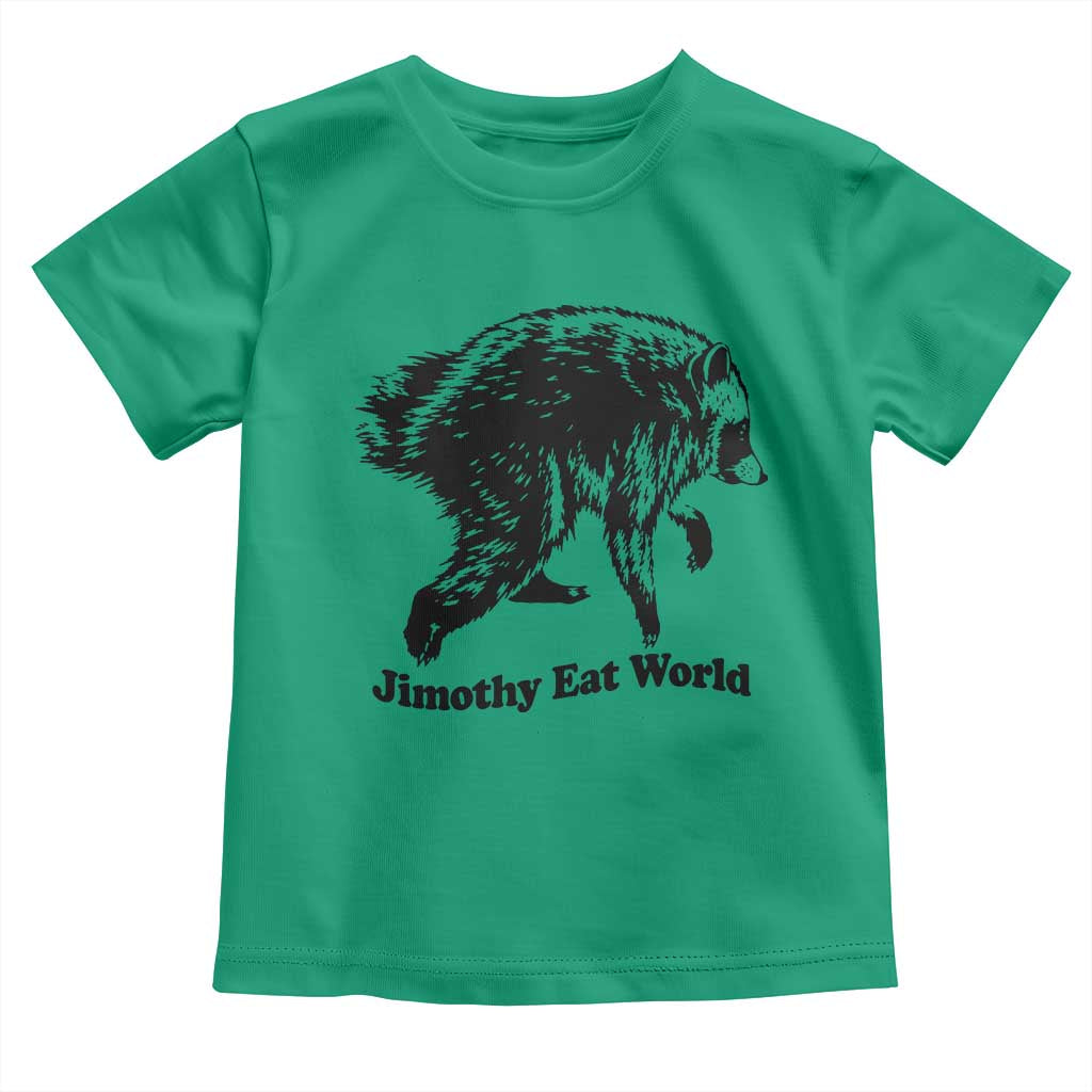 Jimothy Eat World Funny Viral Raccoon Seattle Trash Panda Toddler T Shirt