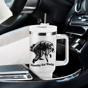 Jimothy Eat World Funny Viral Raccoon Seattle Trash Panda Tumbler With Handle