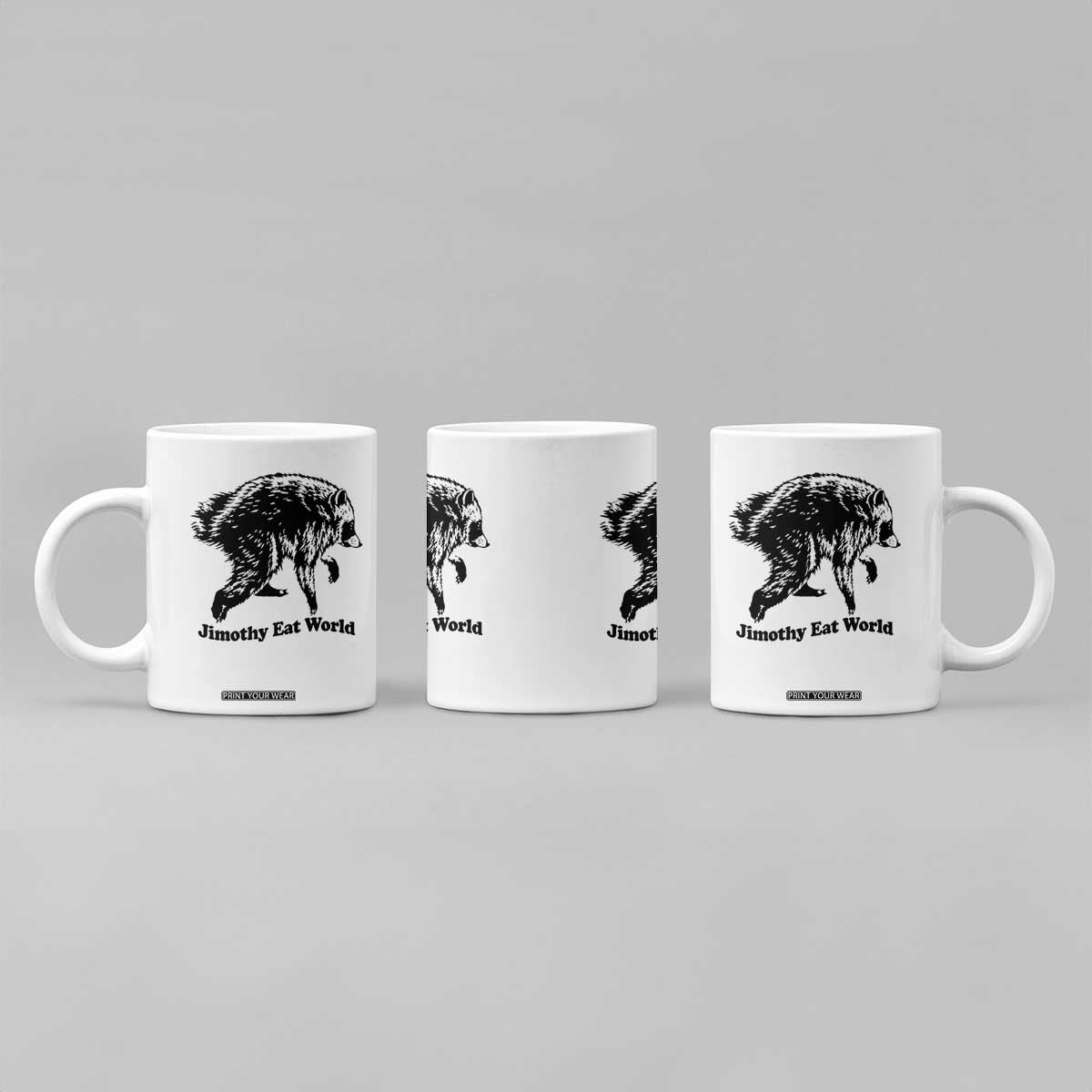 Jimothy Eat World Funny Viral Raccoon Seattle Trash Panda Coffee Mug