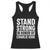 Stand Strong in Honor of Charlie Kirk Racerback Tank Top TS10 Black Print Your Wear