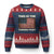Retro This is The Turning Point Ugly Christmas Sweater Vintage USA Freedom Patriotic America Flag TS10 Navy Red Print Your Wear