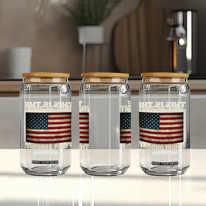 Retro This is The Turning Point Glass Can Vintage USA Freedom Patriotic America Flag TS10 Print Your Wear