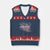 Charlie Kirk Memorial V-Neck Knit Sweater Vest Erika Kirk Quote Patriotism Faith Gods Merciful Love TS10 Navy Red Print Your Wear