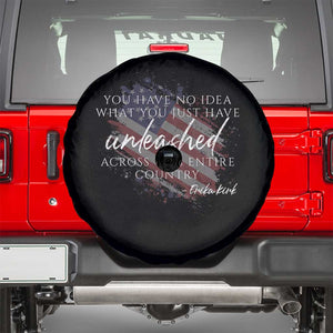 Charlie Kirk Memorial Spare Tire Cover Erika Kirk Quote Patriotism Faith Gods Merciful Love TS10 Black Print Your Wear