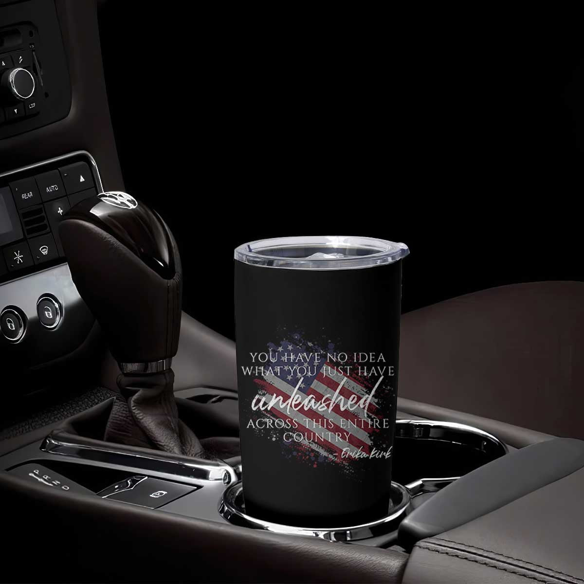 Charlie Kirk Memorial Tumbler Cup Erika Kirk Quote Patriotism Faith Gods Merciful Love TS10 Print Your Wear