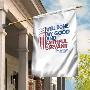 Charlie Kirk Garden Flag Fear Not Mens Christian Memorial Tribute Charlie Cross US Flag TS10 Print Your Wear