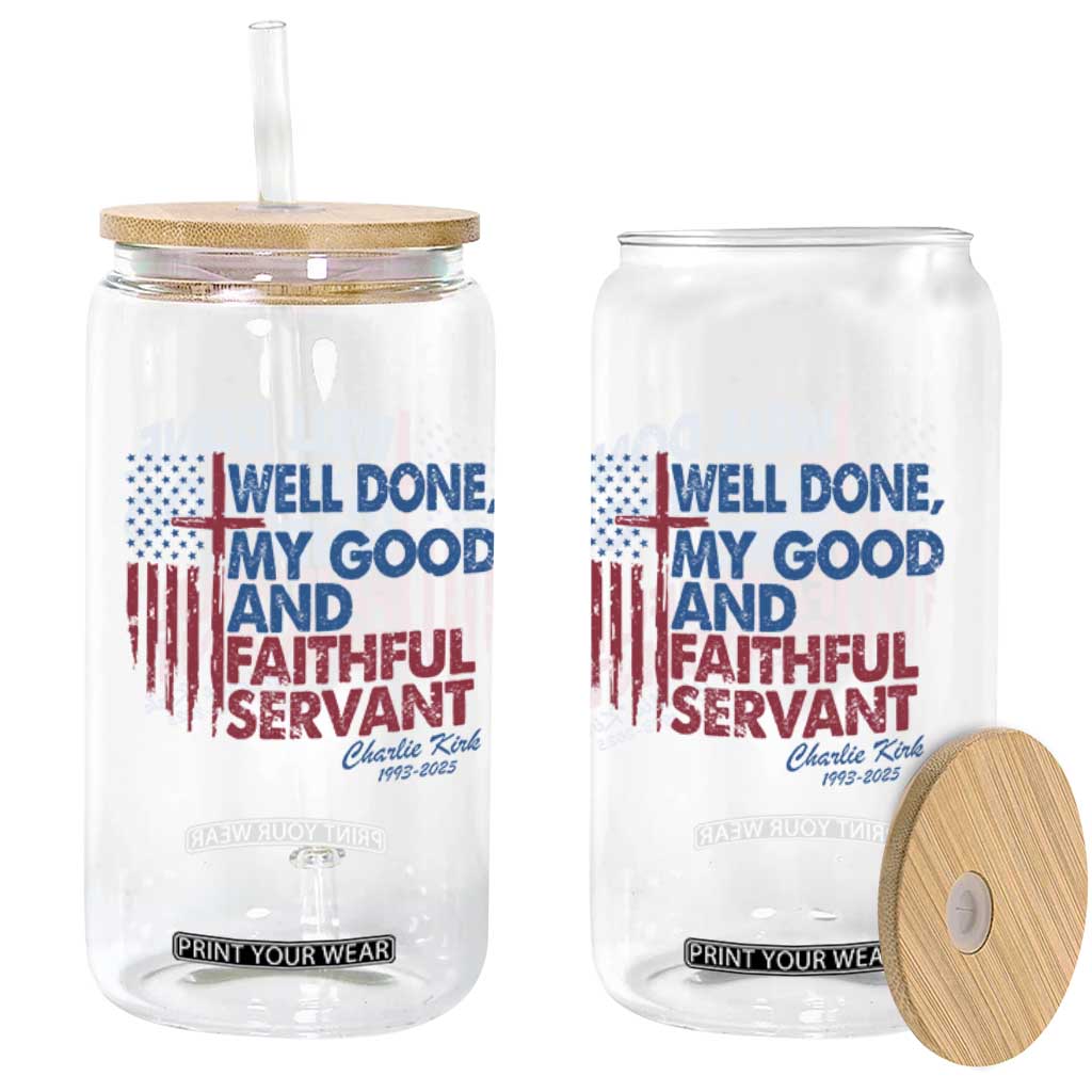 Charlie Kirk Glass Can Fear Not Mens Christian Memorial Tribute Charlie Cross US Flag TS10 Print Your Wear