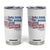 Charlie Kirk Tumbler Cup Fear Not Mens Christian Memorial Tribute Charlie Cross US Flag TS10 White Print Your Wear
