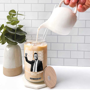 Charlie Kirk Freedom Glass Can Vintage A True Patriot Patriotic American TS10 Print Your Wear