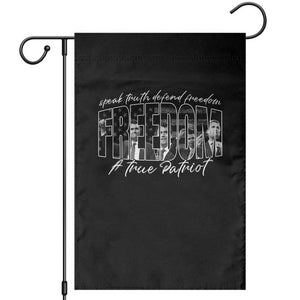 Charlie Kirk Freedom Garden Flag A True Patriot Patriotic American TS10 Black Print Your Wear