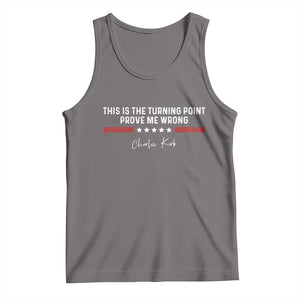 This is The Turning Point Tank Top Charlie Kirk Prove Me Wrong TS10 Deep Heather Print Your Wear