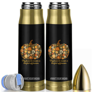 My Favorite Season is the Fall of Fascism Bullet Tumbler Social Justice Halloween Activist TS10 Black Print Your Wear