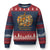 My Favorite Season is the Fall of Fascism Ugly Christmas Sweater Social Justice Halloween Activist TS10 Navy Red Print Your Wear