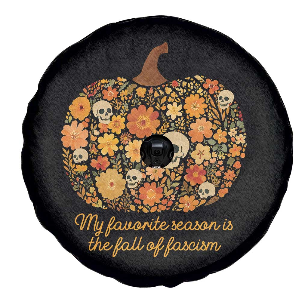 My Favorite Season is the Fall of Fascism Spare Tire Cover Social Justice Halloween Activist TS10 Print Your Wear