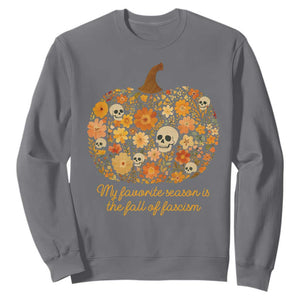 My Favorite Season is the Fall of Fascism Sweatshirt Social Justice Halloween Activist TS10 Charcoal Print Your Wear