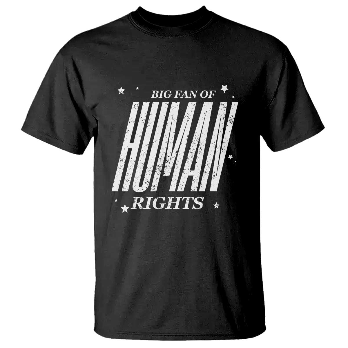 Big Fan Of Human Rights T Shirt Equality Activist TS10 Black Print Your Wear