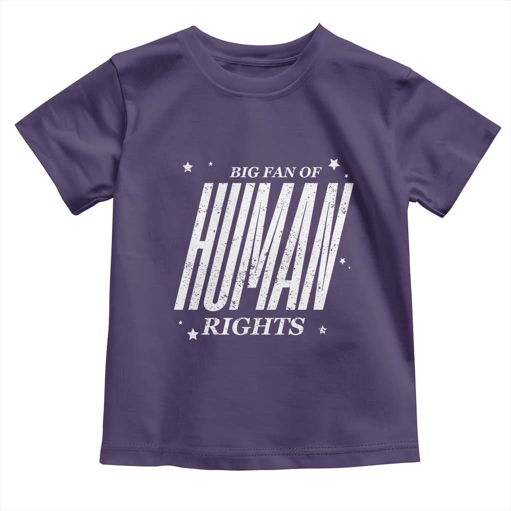 Big Fan Of Human Rights Toddler T Shirt Equality Activist TS10 Purple Print Your Wear