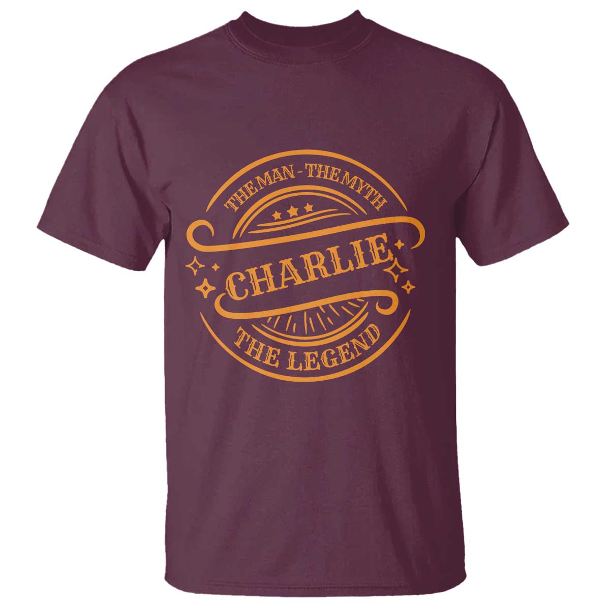 Charlie Kirk Memorial T Shirt Vintage The Man The Myth The Legend TS10 Maroon Print Your Wear