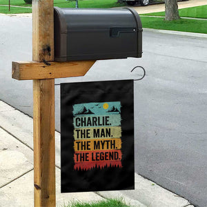 Charlie The Man The Myth The Legend Garden Flag Retro Vintage TS10 Print Your Wear