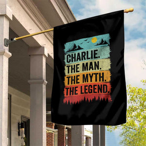 Charlie The Man The Myth The Legend Garden Flag Retro Vintage TS10 Print Your Wear