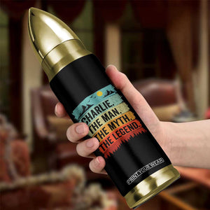 Charlie The Man The Myth The Legend Bullet Tumbler Retro Vintage TS10 Print Your Wear