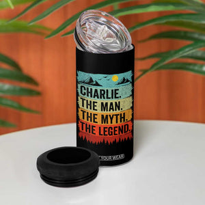 Charlie The Man The Myth The Legend 4 in 1 Can Cooler Tumbler Retro Vintage TS10 Print Your Wear