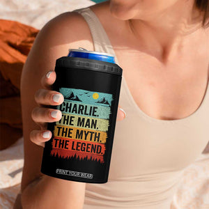 Charlie The Man The Myth The Legend 4 in 1 Can Cooler Tumbler Retro Vintage TS10 Print Your Wear