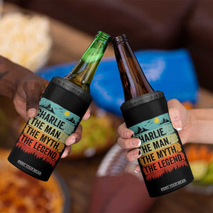Charlie The Man The Myth The Legend 4 in 1 Can Cooler Tumbler Retro Vintage TS10 Print Your Wear