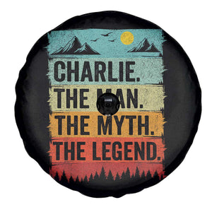 Charlie The Man The Myth The Legend Spare Tire Cover Retro Vintage TS10 Print Your Wear