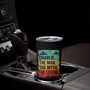 Charlie The Man The Myth The Legend Tumbler Cup Retro Vintage TS10 Print Your Wear