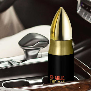 Retro Charlie The Man The Myth The Legend Bullet Tumbler TS10 Print Your Wear