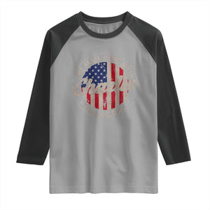 Charlie The Man The Myth The Legend Raglan Shirt Retro Vintage American Flag TS10 Sport Gray Black Print Your Wear