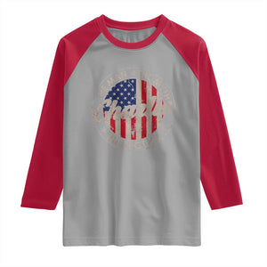 Charlie The Man The Myth The Legend Raglan Shirt Retro Vintage American Flag TS10 Sport Gray Red Print Your Wear