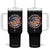Charlie Kirk Memorial Tumbler With Handle Retro American Flag TS10 One Size: 40 oz Black Print Your Wear