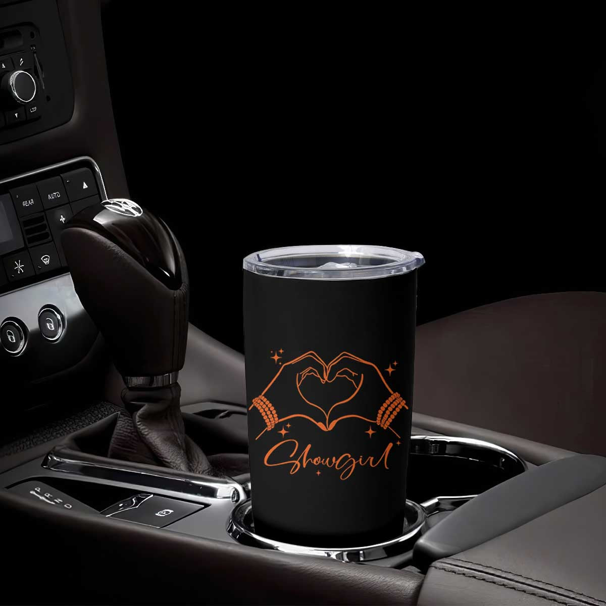 Heart Hands Showgirl Tumbler Cup Girl Vintage 70's 80's Trendy Apparel TS10 Print Your Wear