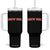 Showgirl Tumbler With Handle Retro Vintage Varsity Sports Orange Text TS10 One Size: 40 oz Black Print Your Wear