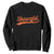 Showgirl Sweatshirt Varsity Script Vintage Sports Jersey Style TS10 Black Print Your Wear
