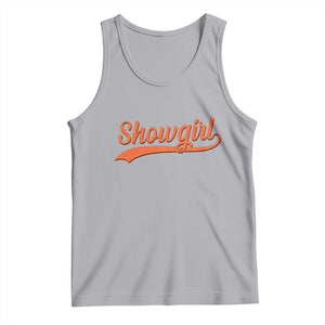 Showgirl Tank Top Varsity Script Vintage Sports Jersey Style TS10 Athletic Heather Print Your Wear