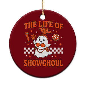 Funny Halloween Costume Showgirl Ceramic Ornament The Life of A Showghoul Cute Ghost TS10 1pc Red Print Your Wear