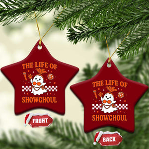 Funny Halloween Costume Showgirl Ceramic Ornament The Life of A Showghoul Cute Ghost TS10 Print Your Wear