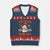 Funny Halloween Costume Showgirl V-Neck Knit Sweater Vest The Life of A Showghoul Cute Ghost TS10 Navy Red Print Your Wear