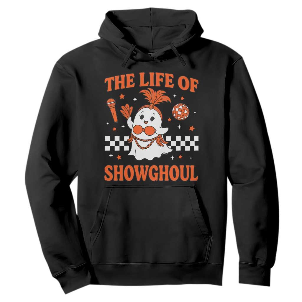 Funny Halloween Costume Showgirl Hoodie The Life of A Showghoul Cute Ghost TS10 Black Print Your Wear
