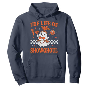 Funny Halloween Costume Showgirl Hoodie The Life of A Showghoul Cute Ghost TS10 Navy Print Your Wear