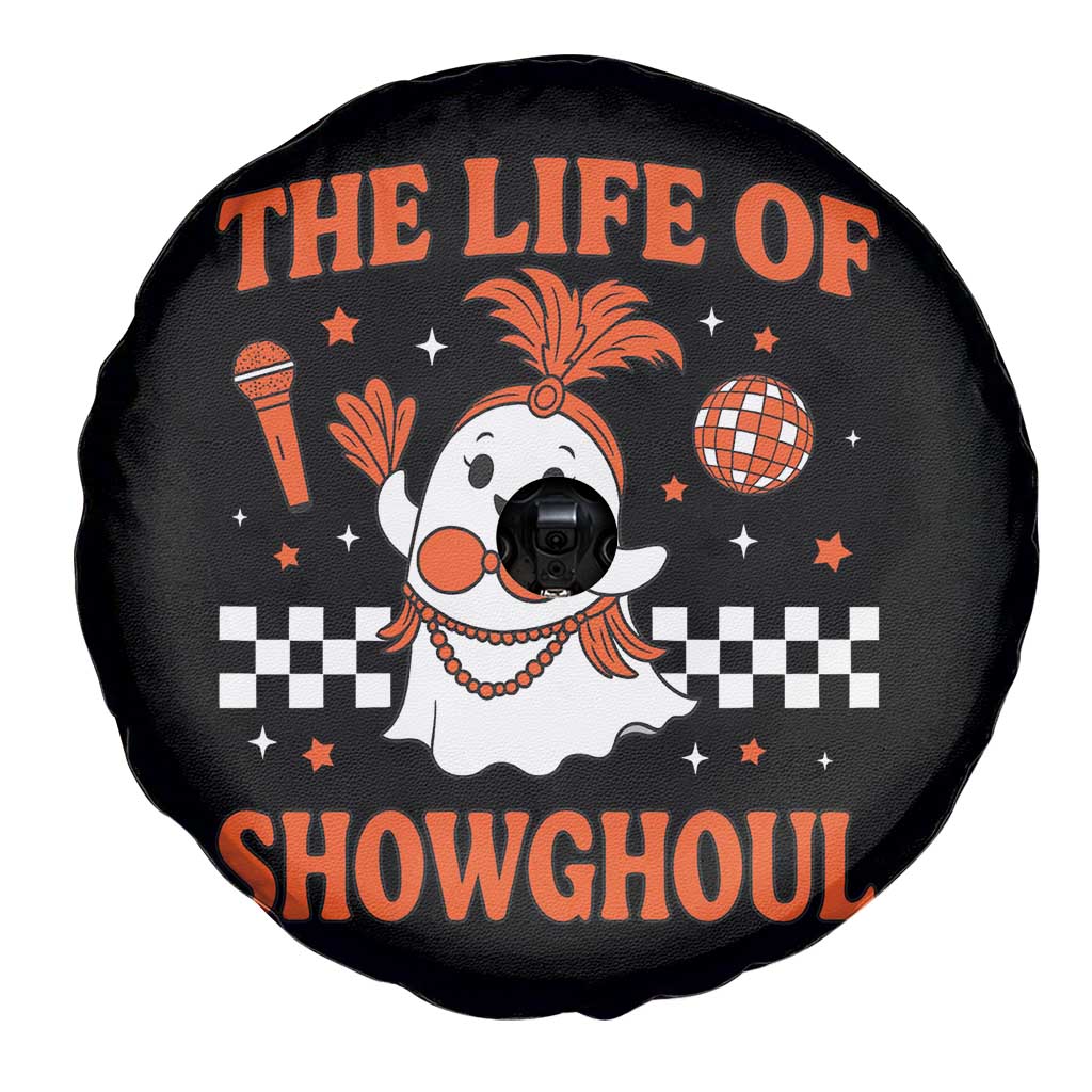 Funny Halloween Costume Showgirl Spare Tire Cover The Life of A Showghoul Cute Ghost TS10 Print Your Wear